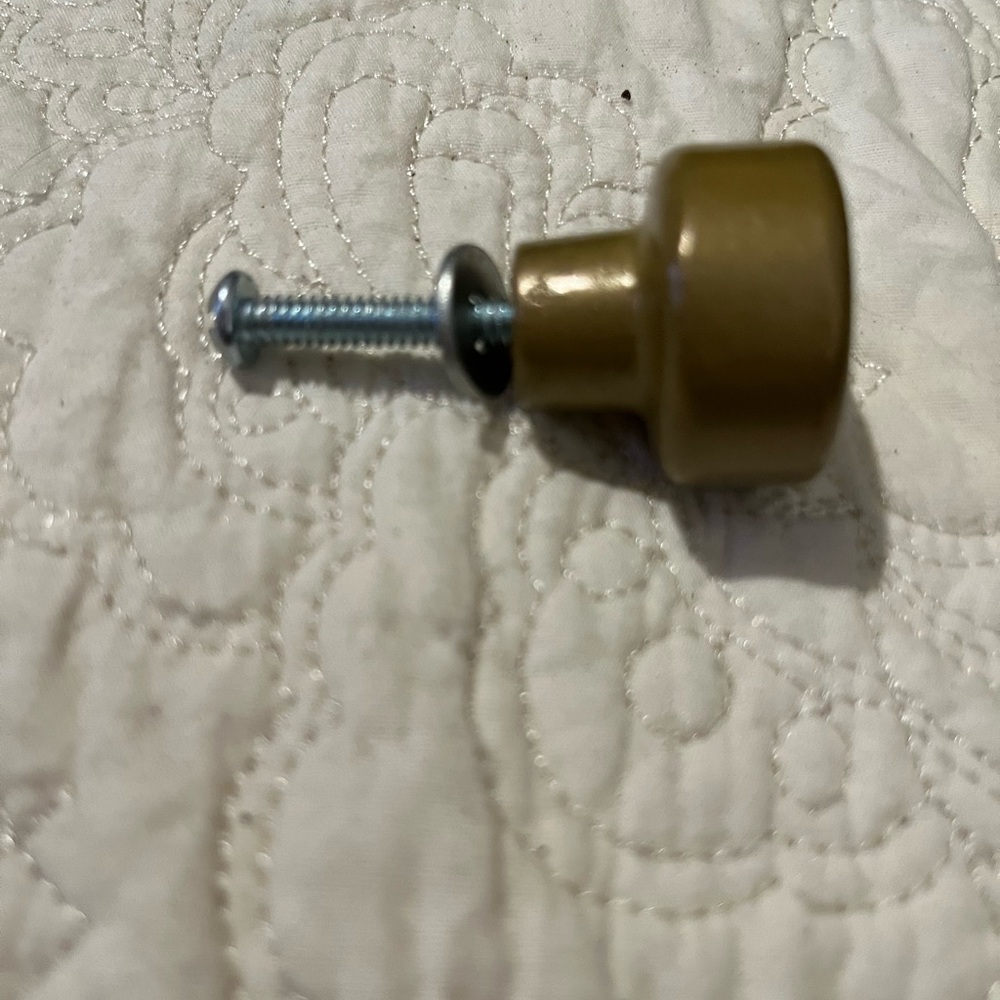 Cabinet knobs dark brushed gold - Picture 4 of 5